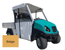 Show details for 3 SIDED track style VINYL ENCLOSURE, beige Picture of 3 SIDED track style VINYL ENCLOSURE, beige