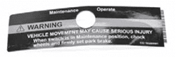 Show details for DECAL, RUN-SERVICE SWITCH Picture of DECAL, RUN-SERVICE SWITCH