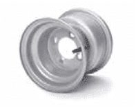 Show details for Wheel Rim, Silver, 8"x7" Picture of Wheel Rim, Silver, 8"x7"