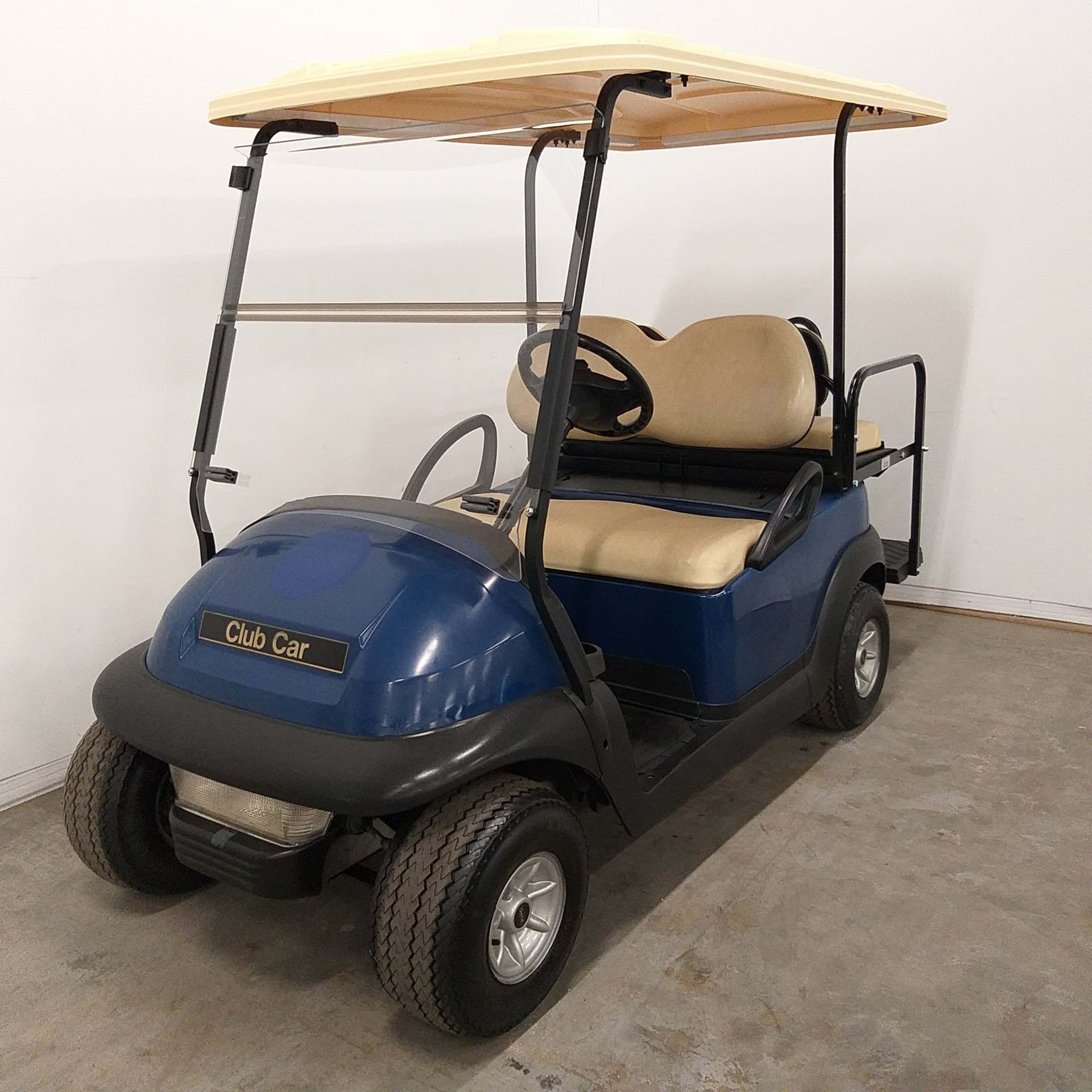 Picture of Used - 2015 - Electric - Club Car Precedent with Flip Flop/ 80" roof/ safety bar/ lights - Blue