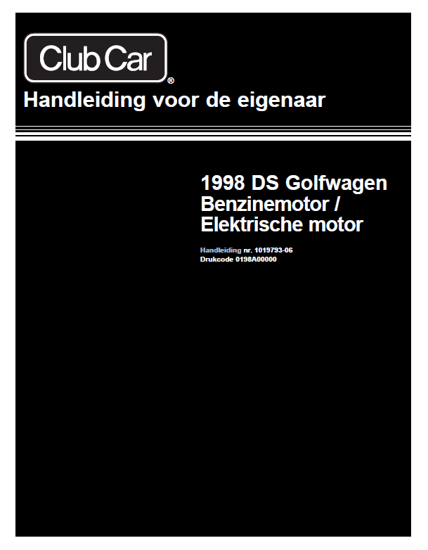 Picture of 1998 - Club Car - DS - OM - Gasoline & Electric - NL