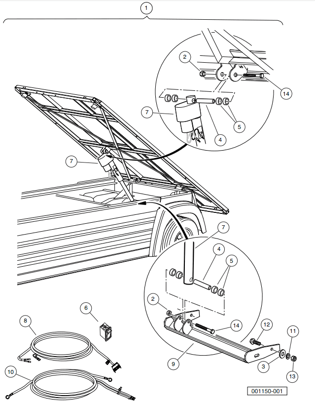 Picture of Electric bed lift kit - gas car